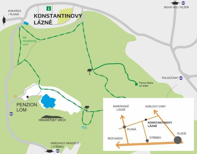 Konstantinovy Lázně Mobilheimy Na Lomu酒店 外观 照片